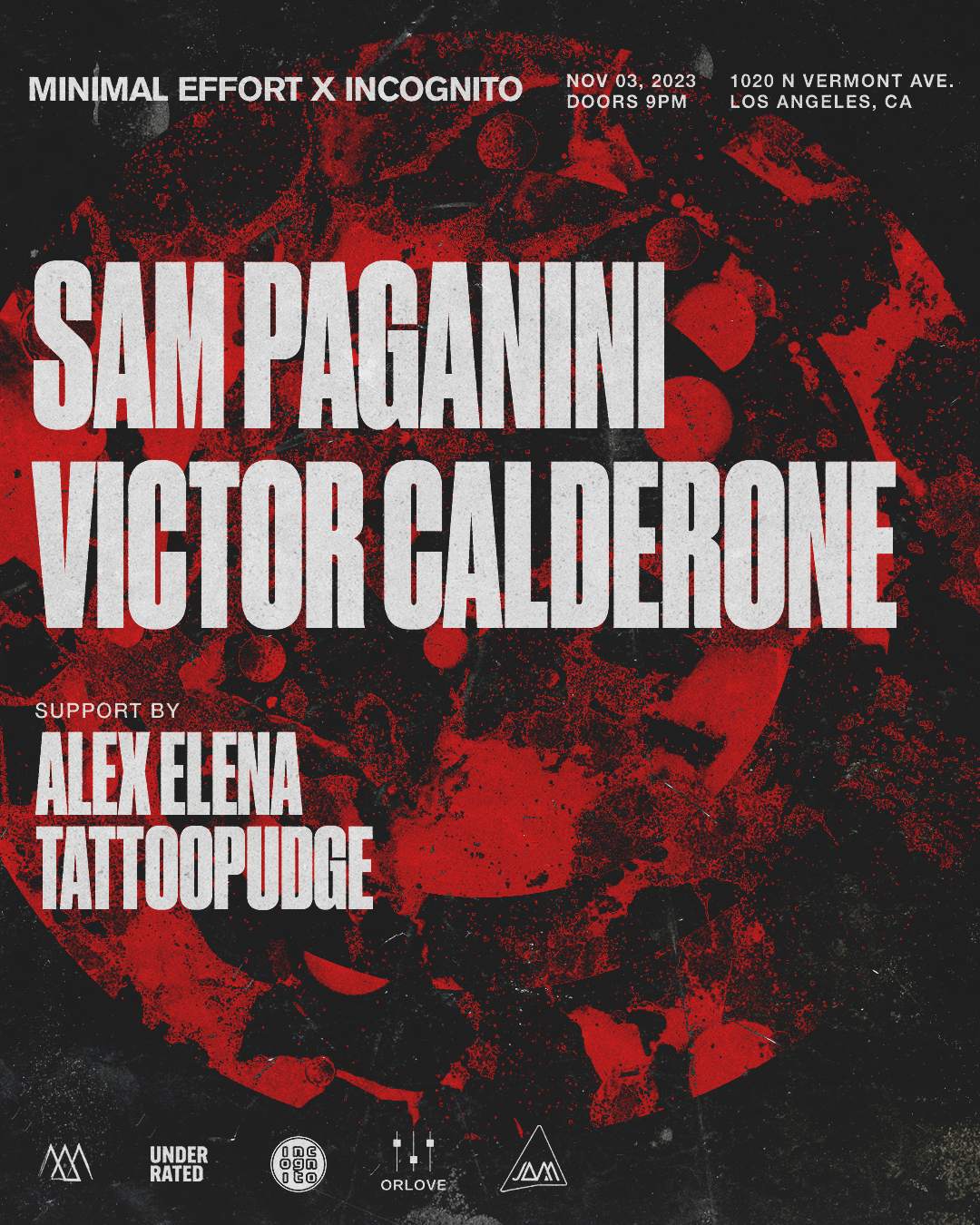 Minimal Effort x INCOGNITO: Sam Paganini & Victor Calderone - Página frontal