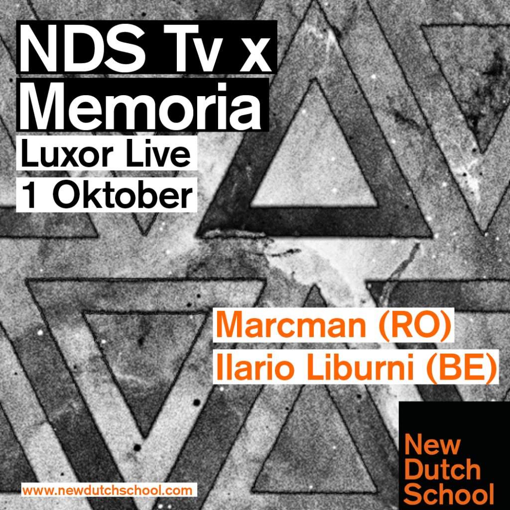 NDS Tv x Memoria Recordings - Página frontal
