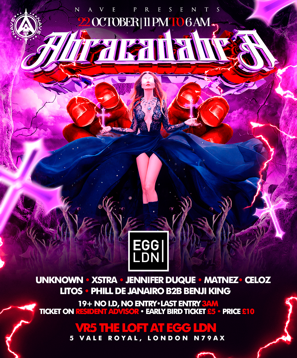 Abracadabra at VR5 / LOFT & ROOF TOP (EGG LONDON), London