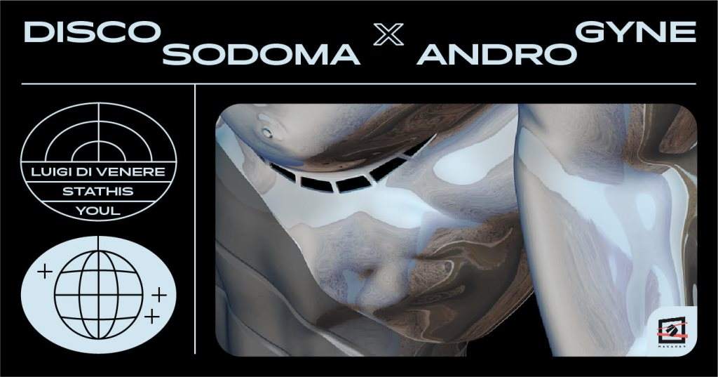 Discosodoma X Androgyne • Luigi Di Venere ~ Stathis ~ Youl - フライヤー表
