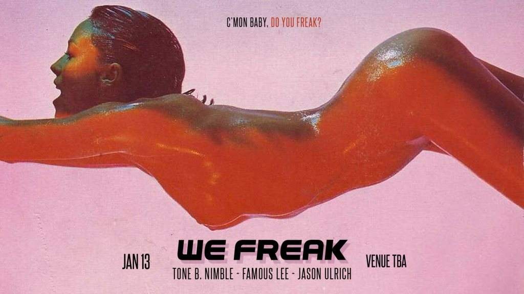 We Freak presents: Painted Love - Tone B. Nimble, Jason Ulrich, Famous Lee - フライヤー表