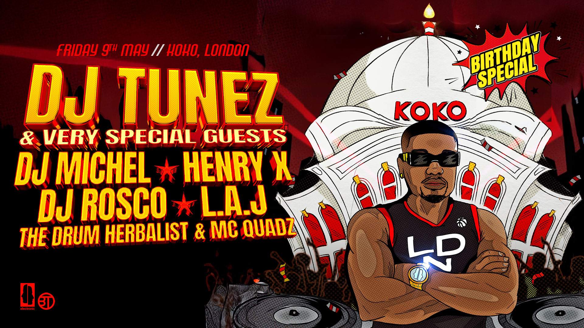 KOKO Electronic: DJ Tunez & Special Guests at KOKO, London