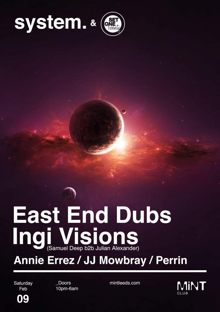 System. & Set One Twenty with East End Dubs & Ingi Visions - Página frontal