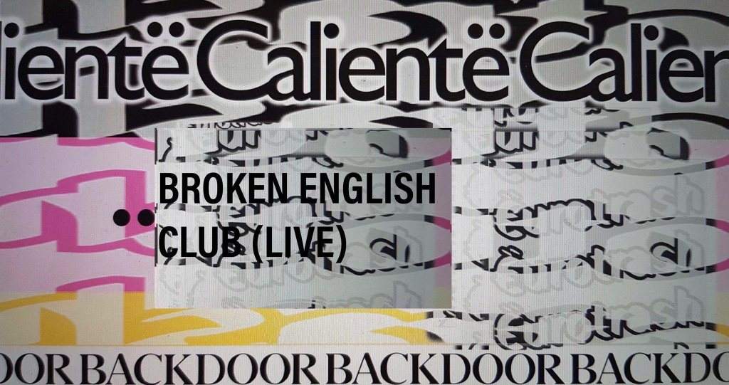 Ëurotrash - Broken English Club - フライヤー表