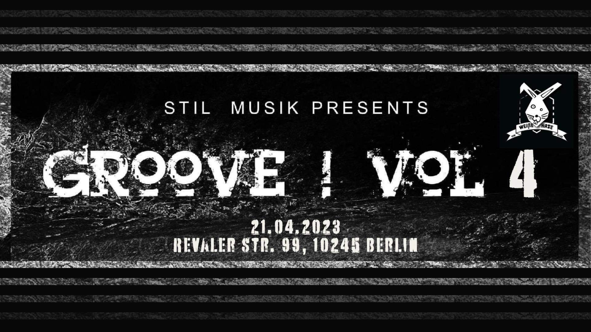 Groove Vol.4 / Stilmusik - フライヤー表