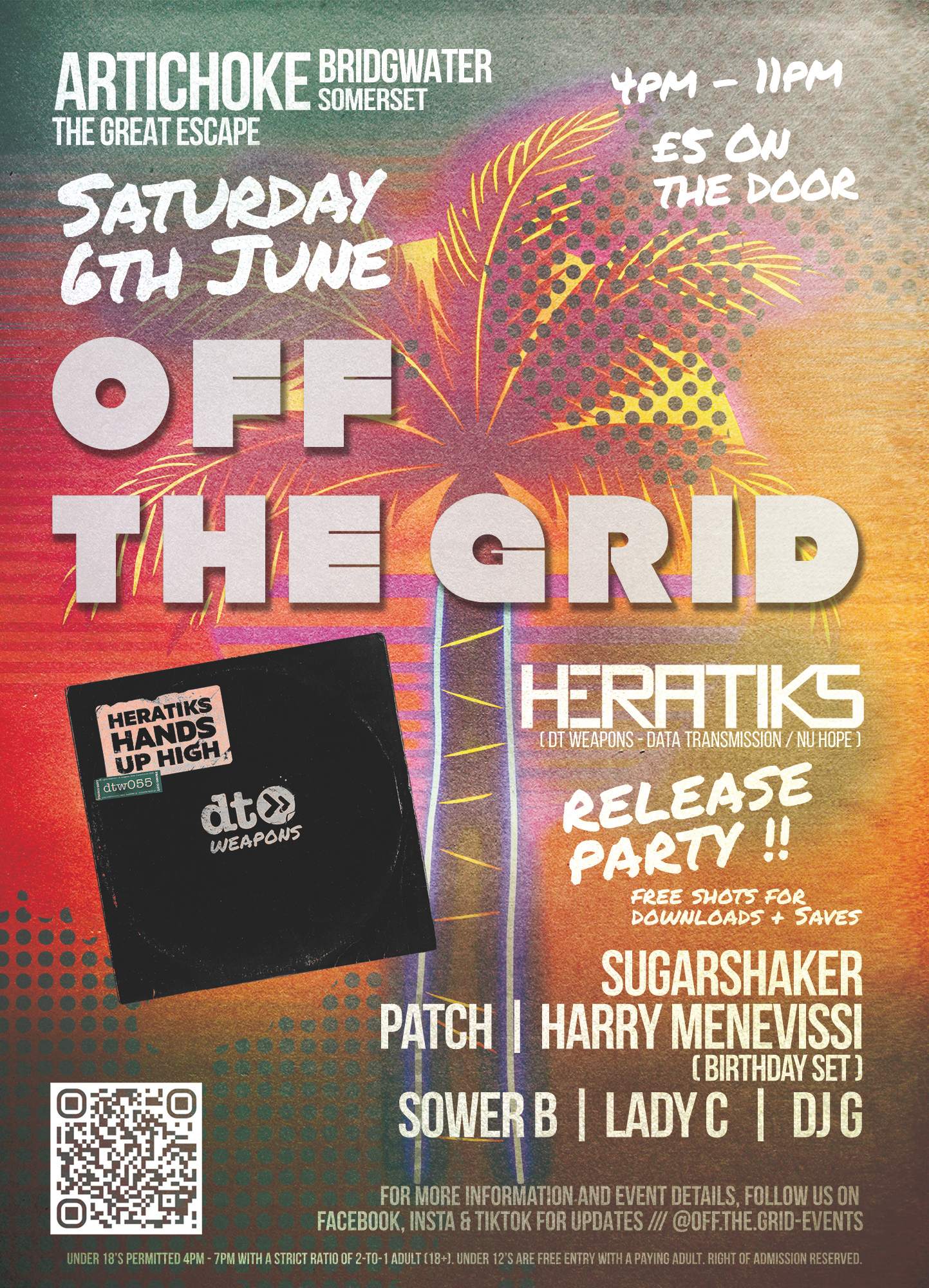 OFF THE GRID at Artichoke (The Great Escape),Bridgwater, HERATIKS