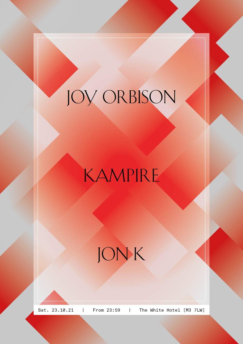 Joy Orbison / Kampire / Jon K - Página frontal