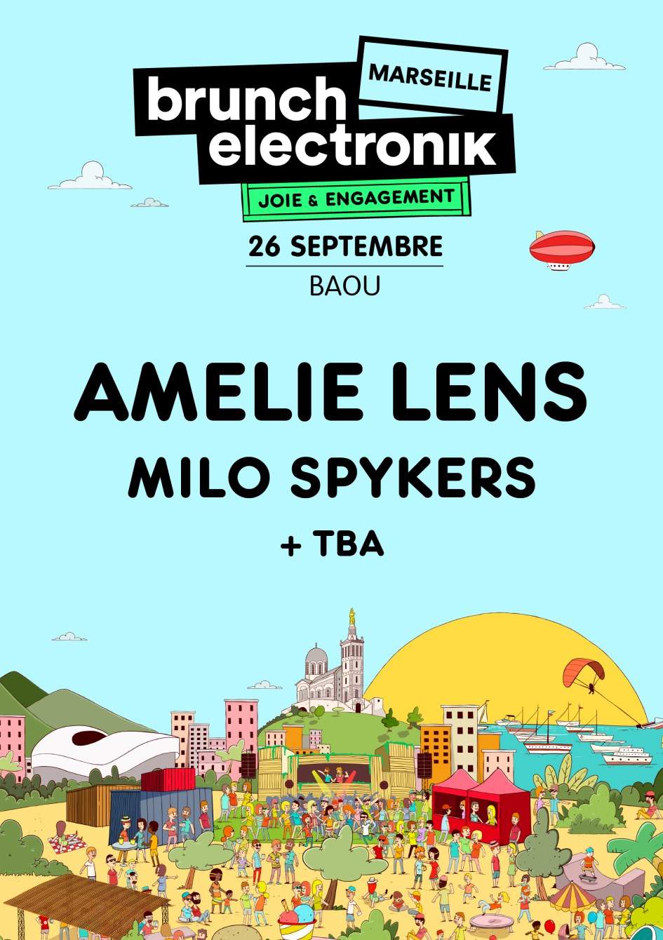 Brunch Electronik Marseille #2: Amelie Lens, Milo Spykers + TBA - フライヤー表