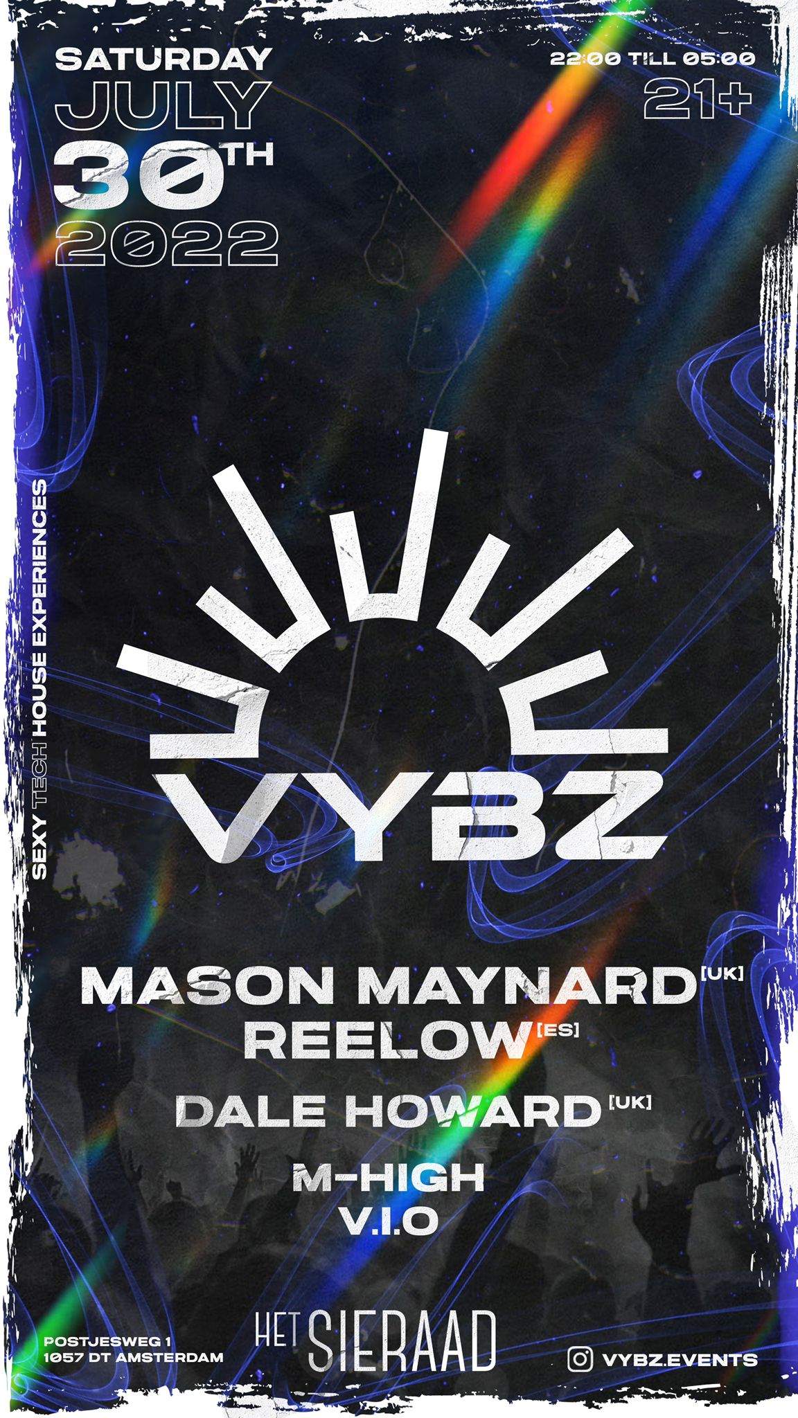 VYBZ W/ Mason Maynard, Reelow, Dale Howard, M-High  - フライヤー裏