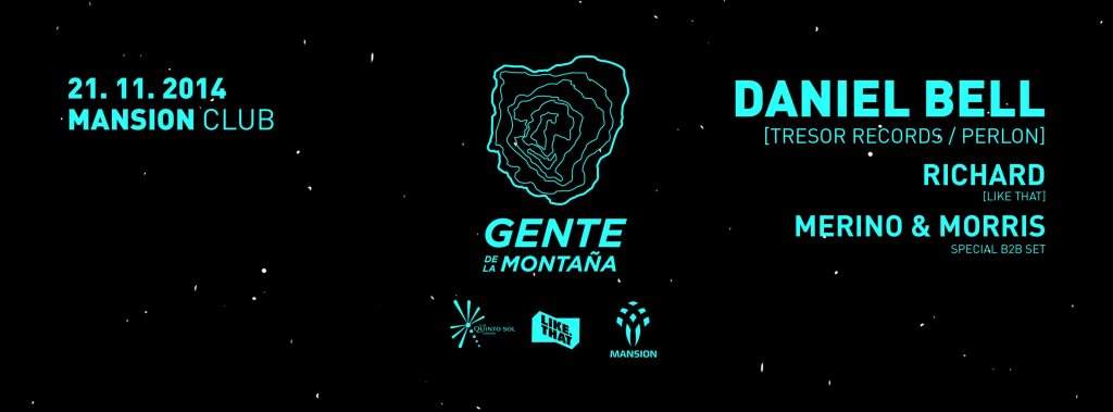 Gente De La Montaña presenta: Daniel Bell - フライヤー表