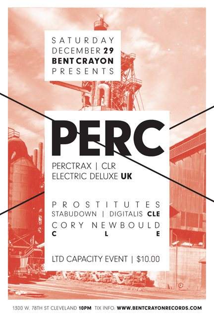 Bent Crayon presents: Perc / Prostitutes / Cory Newbould - Página frontal