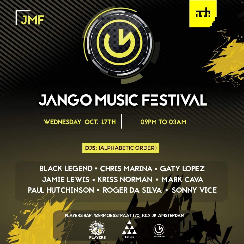Jango Music Festival - フライヤー表