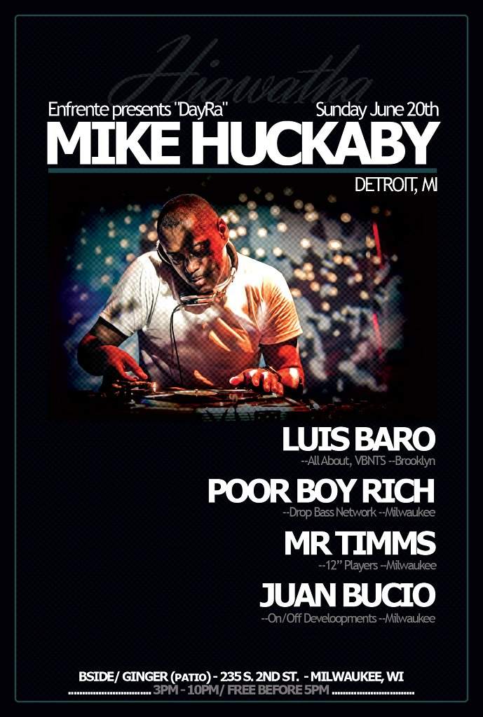 Mike Huckaby, Luis Baro and Poor Boy Rich - Página frontal