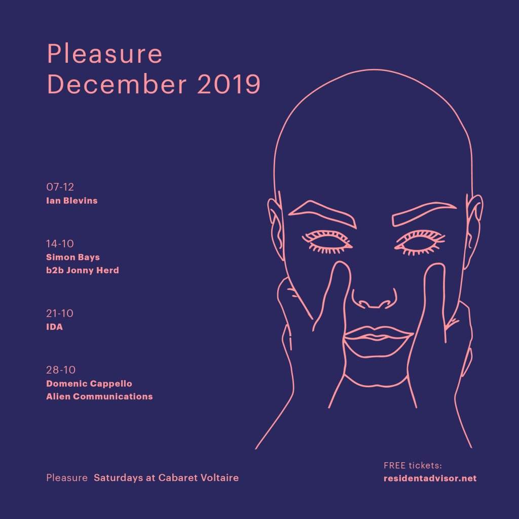 Pleasure presents IDA - フライヤー表