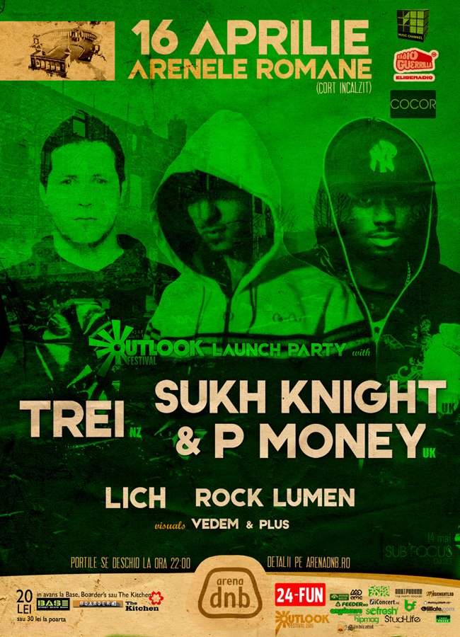 [16 Apr] P Money, Sukh Knight, Trei at Arena Dnb - Página frontal