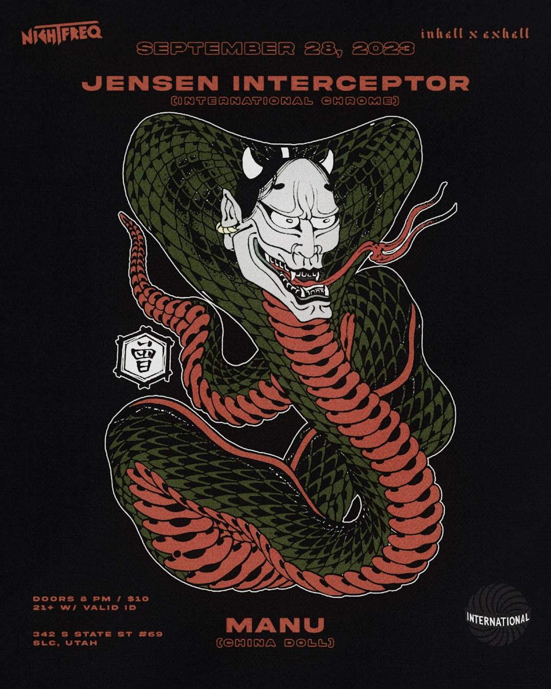 Nightfreq: Jensen Interceptor (AUS) - Página frontal