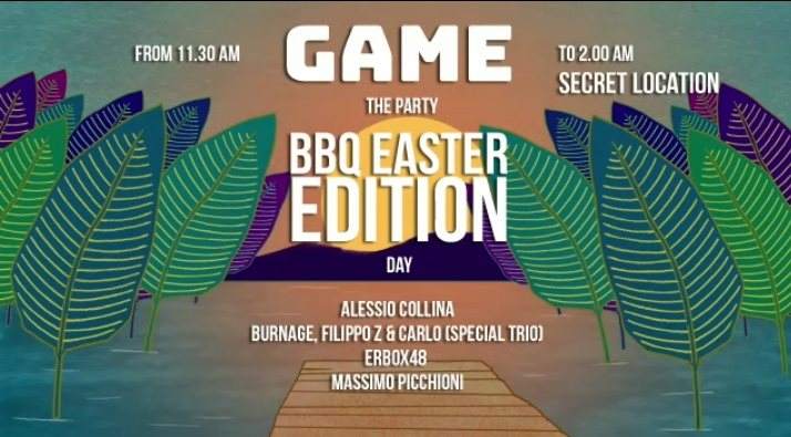 GAME THE PARTY - BBQ Easter Edition - Página frontal