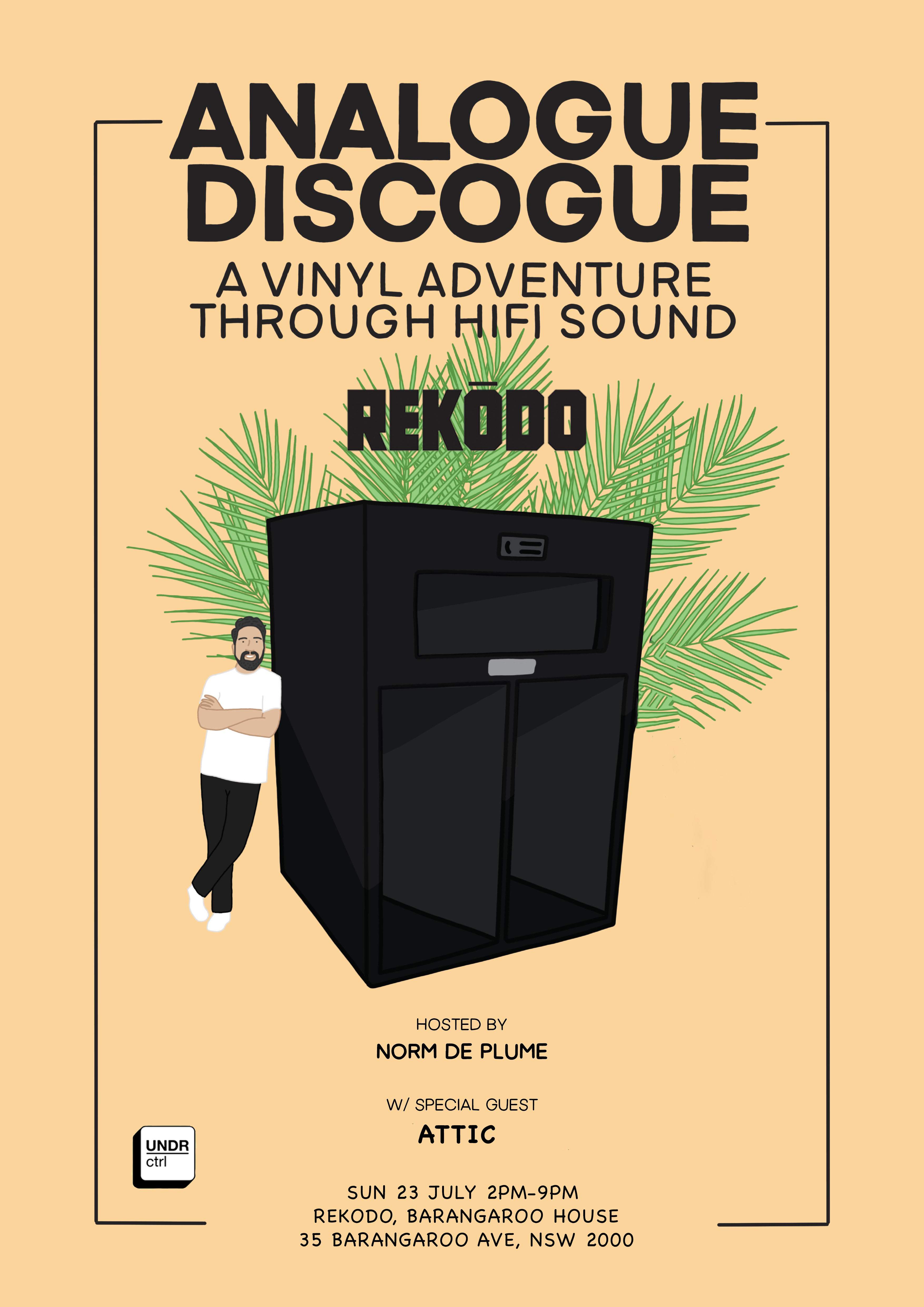 Analogue Discogue em Rekodo, Sydney