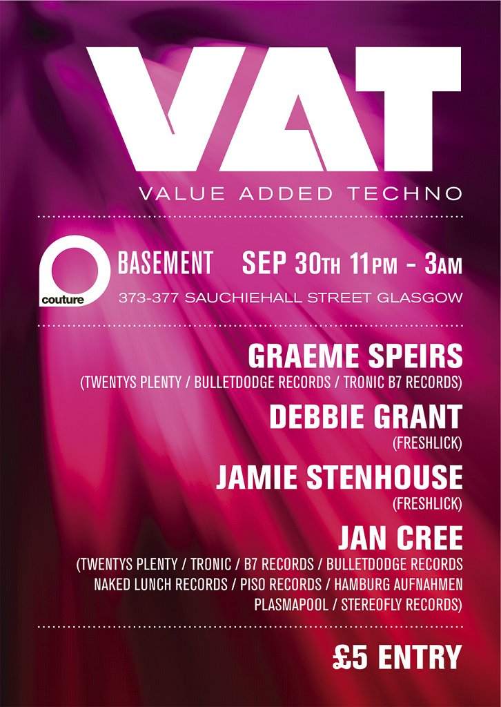 Vat (Value Added Techno) - Página frontal