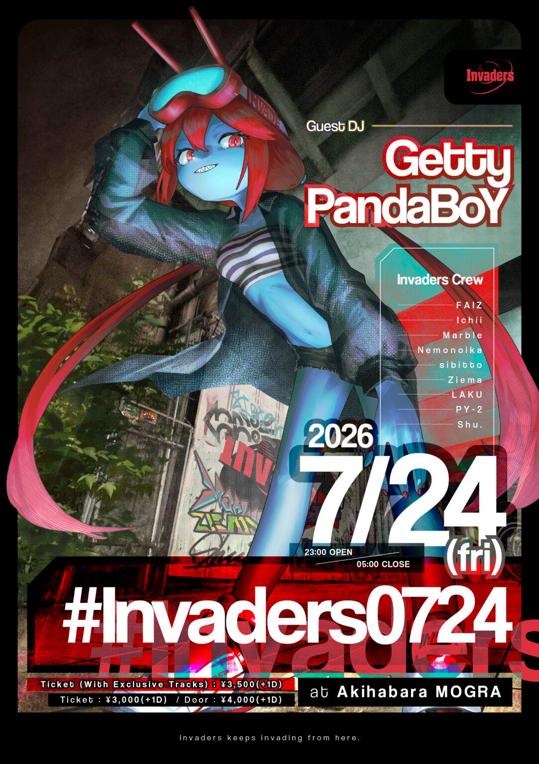 mugi ページ Invaders0724 at Mogra, Tokyo