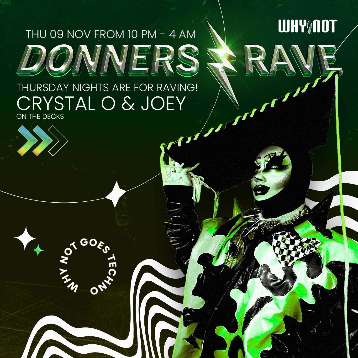 DONNERS RAVE at Why Not Vienna, Vienna