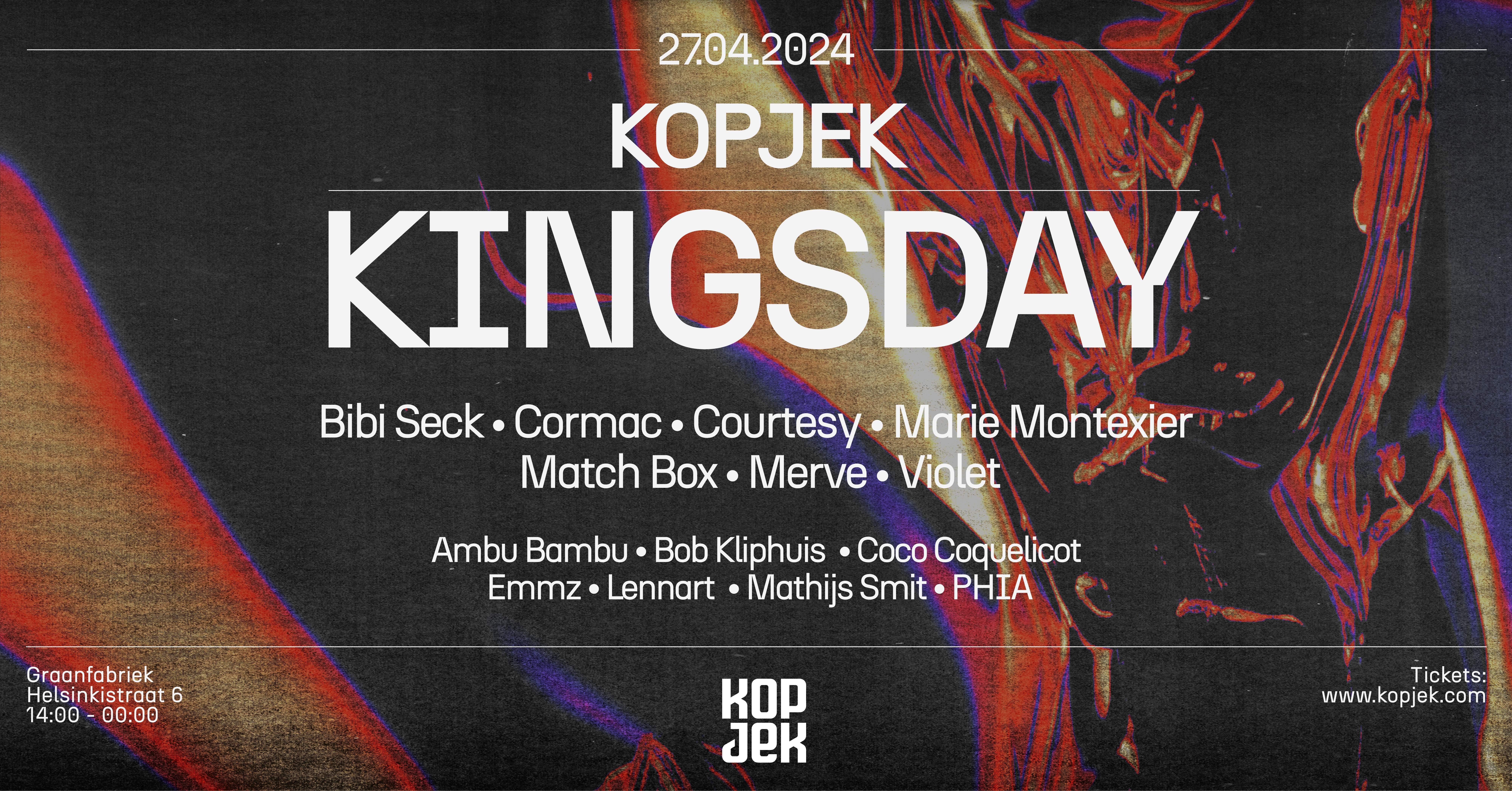 KopjeK Kingsday - Página frontal