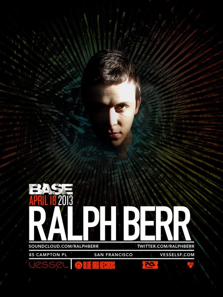 Base and Blue Orb presents Ralph Berr  - フライヤー表