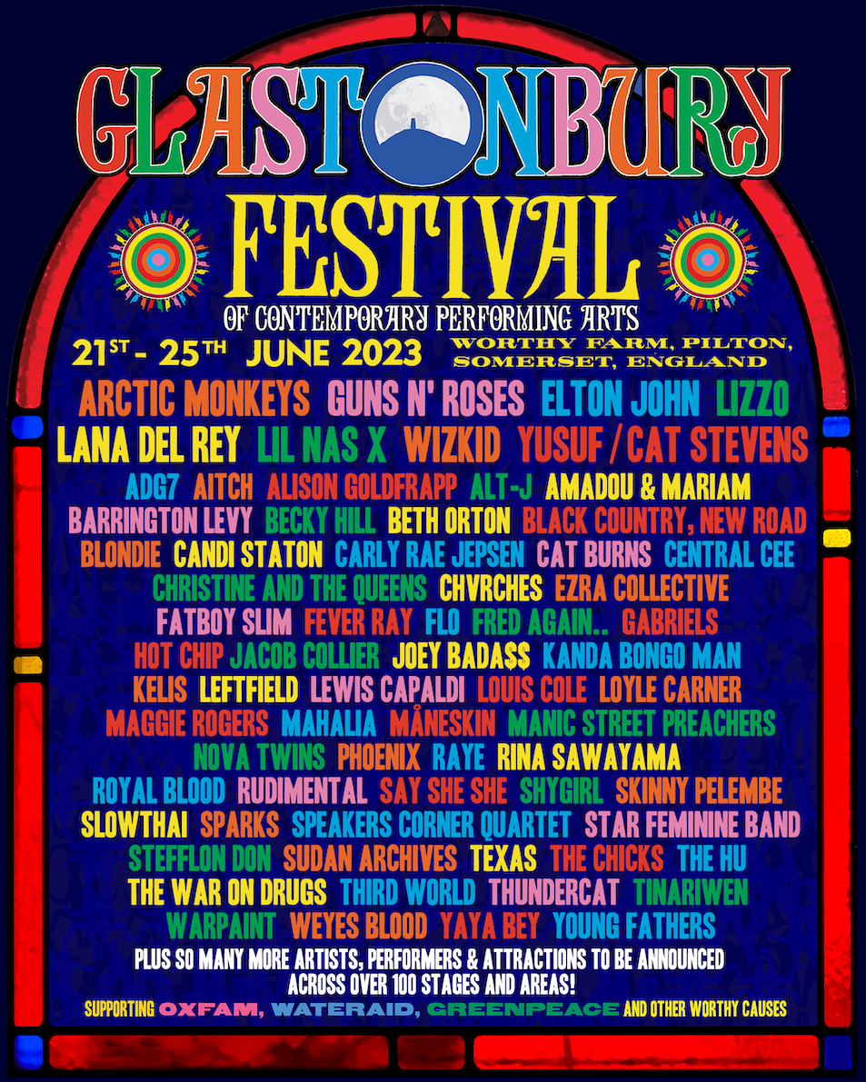 Glastonbury Festival 2023 - フライヤー表