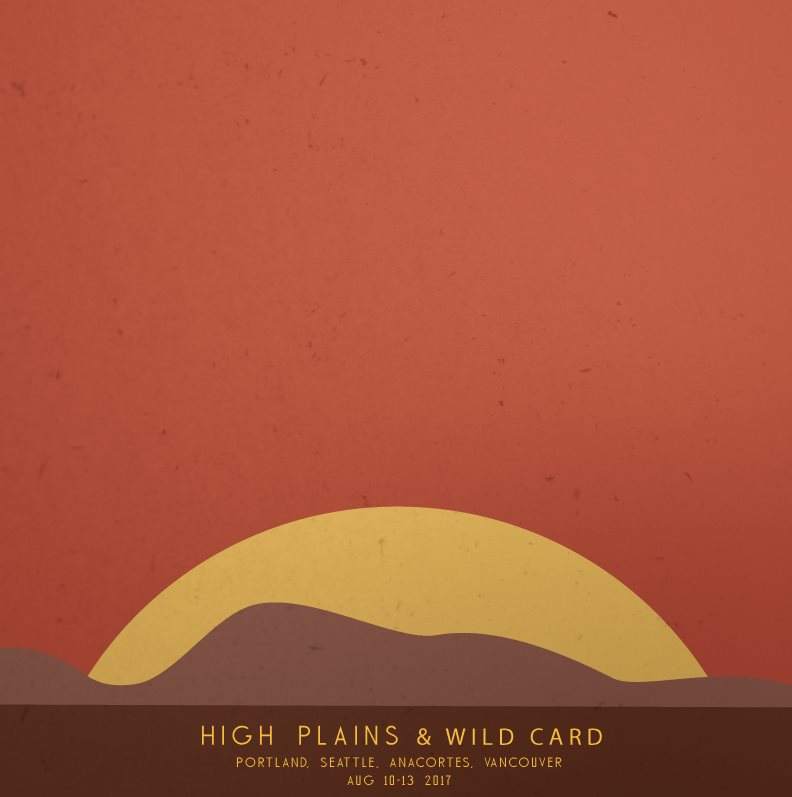 High Plains, Wild Card, Cruel Diagonals - フライヤー表