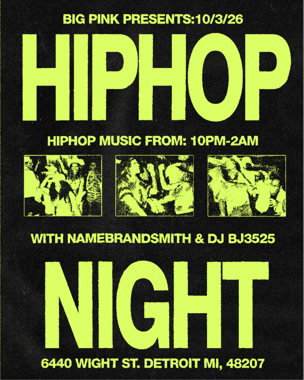 HIPHOP NIGHT: NAMEBRANDSMITH & DJBJ 3525 (CLUB BANGERS ALL NIGHT