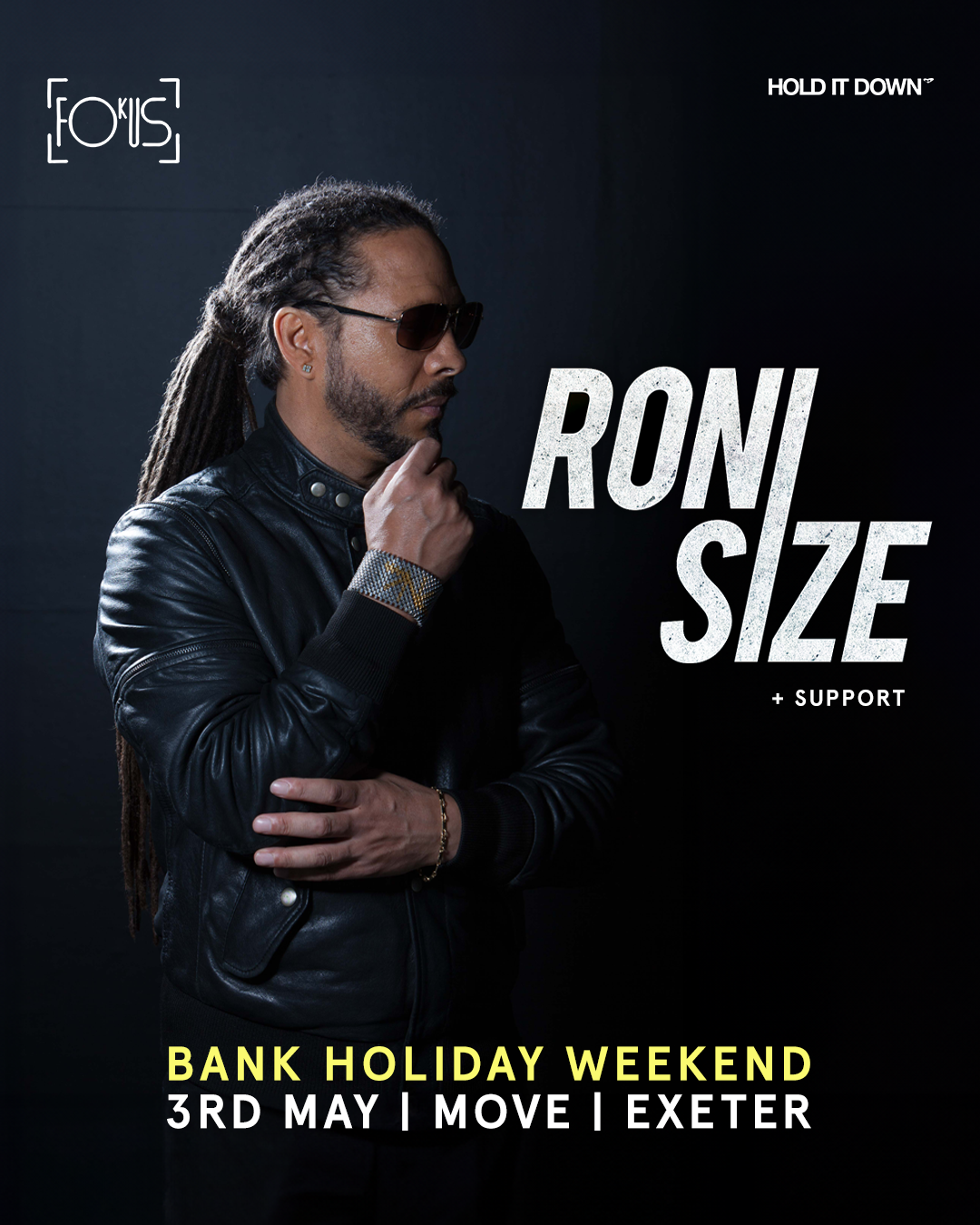 Roni Size in Exeter - Flyer front