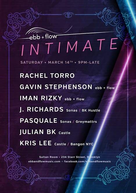 [CANCELED] ebb + flow Intimate bij The Sultan Room, New York City