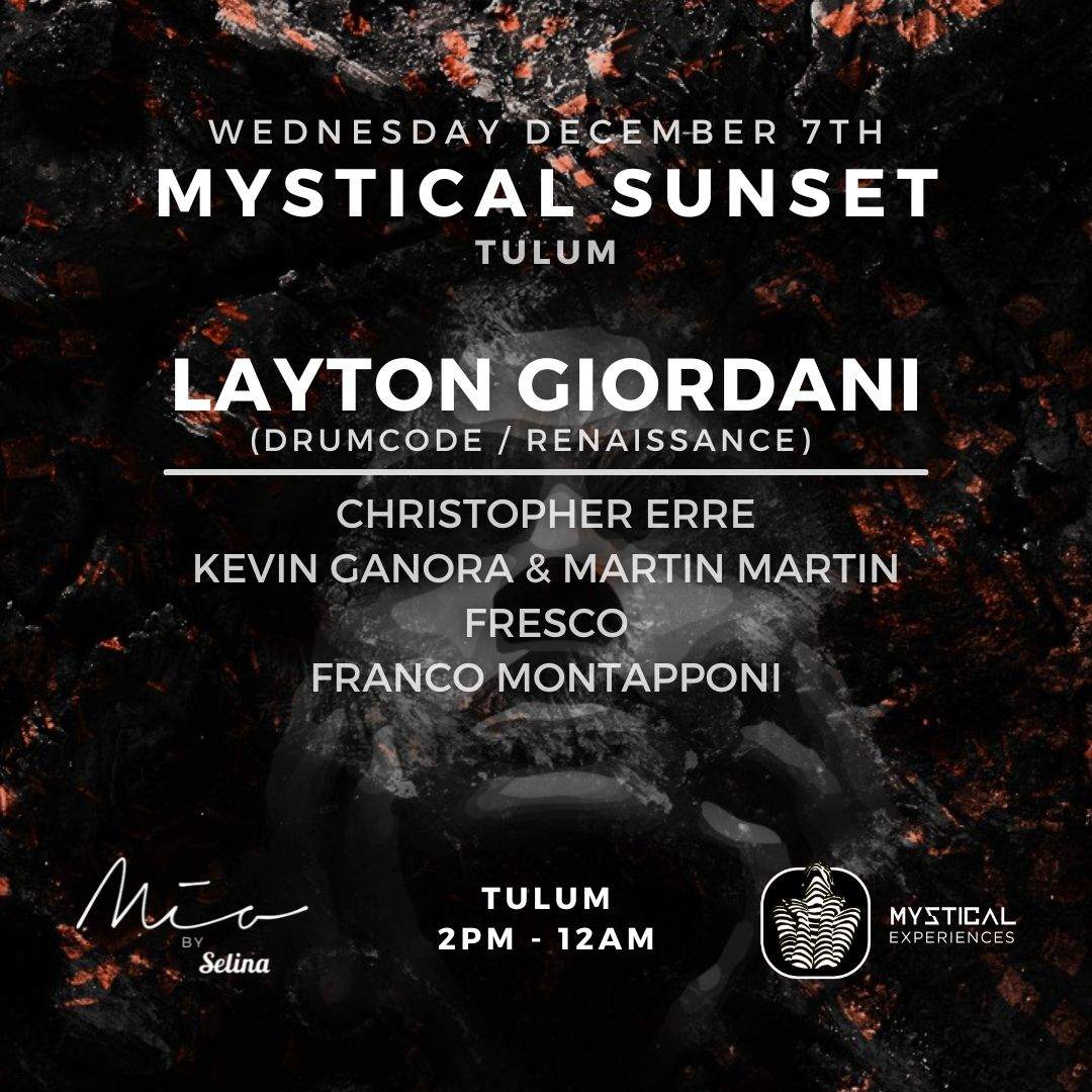 Mystical Sunset with Layton Giordani - フライヤー表