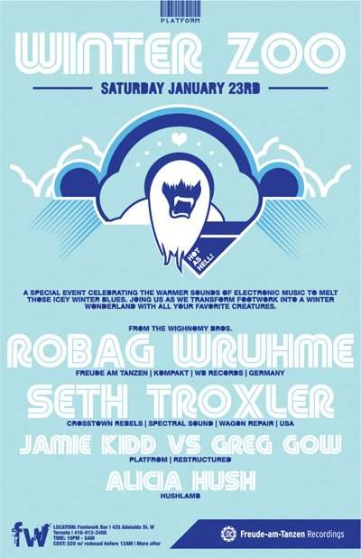Platform presents: Winterzoo with Robag Wruhme & Seth Troxler - Página frontal