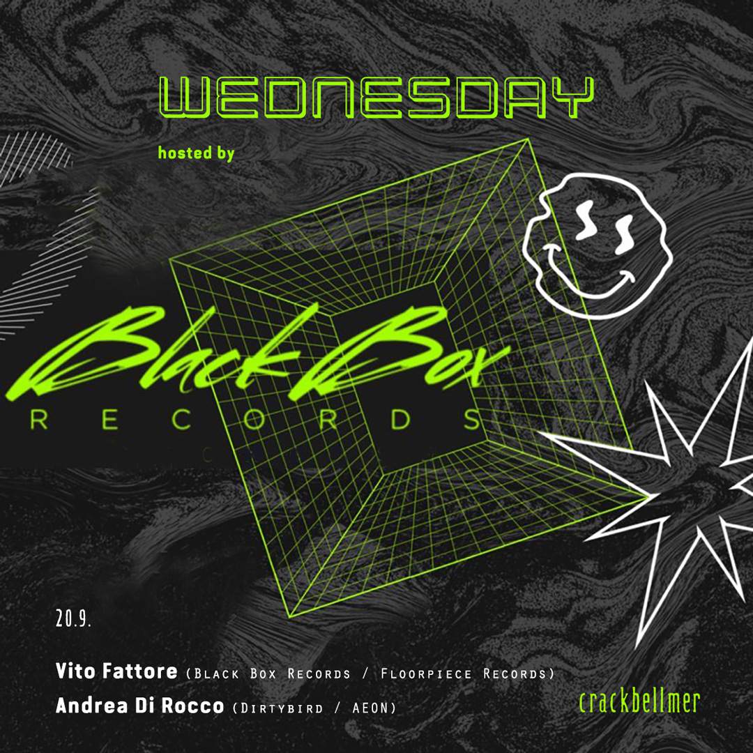 WEDNESDAY hosted by Black Box Records - Página trasera