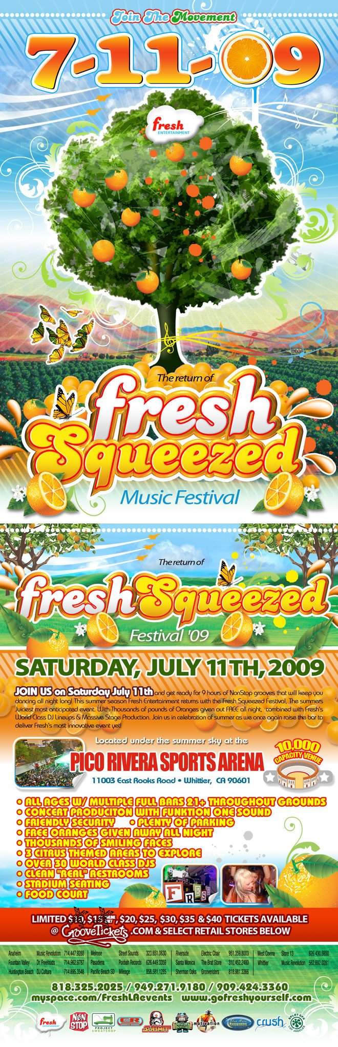 Fresh Squeezed Festival at Pico Rivera Sports Arena, Los Angeles