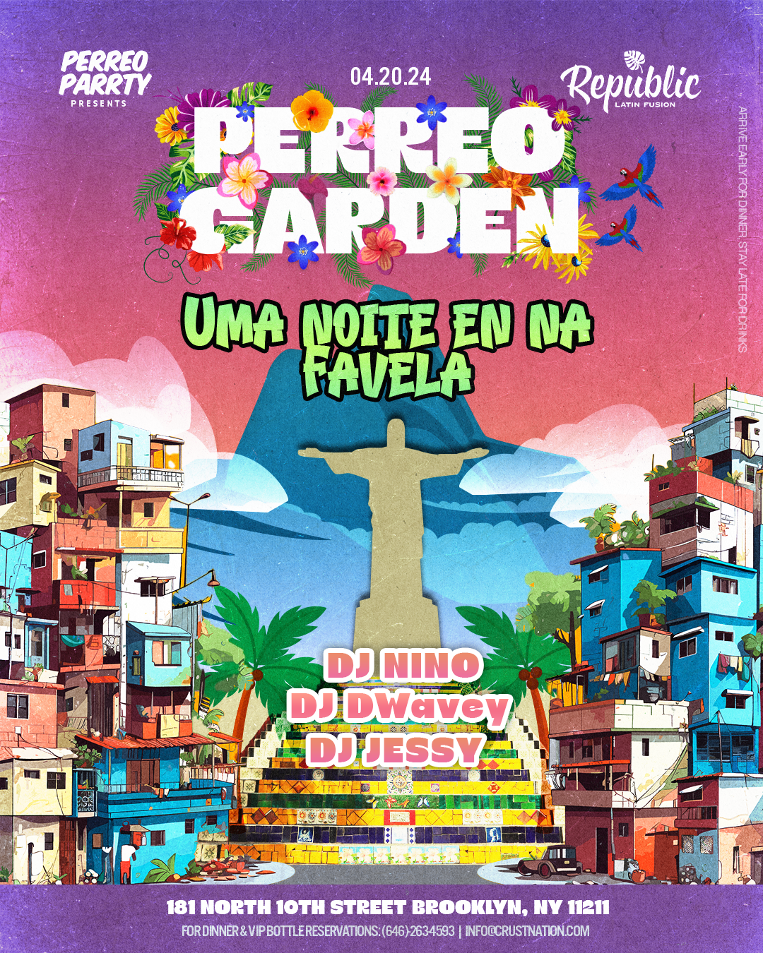 Perreo Garden: Uma Noite En Na Favela - Latin & Reggaetón Party at Republic - Página frontal