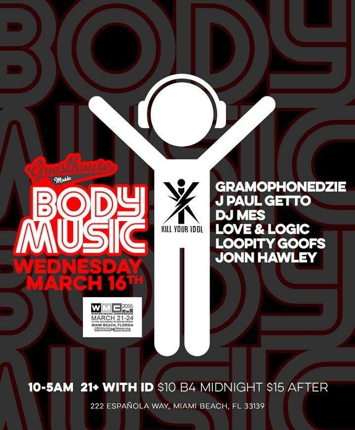 Guesthouse Music presents: Body Music MMW Showcase - Página frontal
