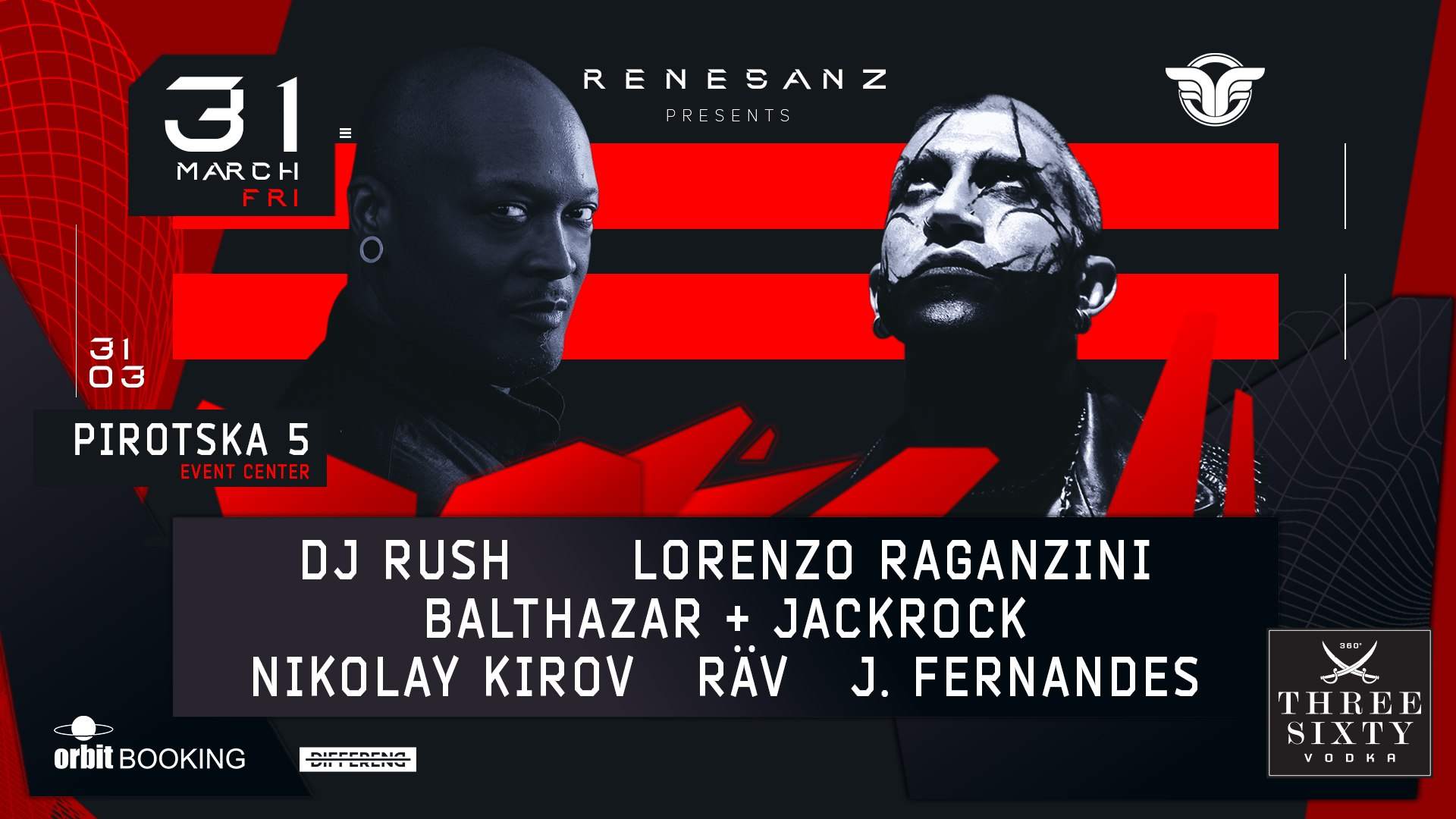 Renesanz pres. DJ Rush & Lorenzo Raganzini - フライヤー表
