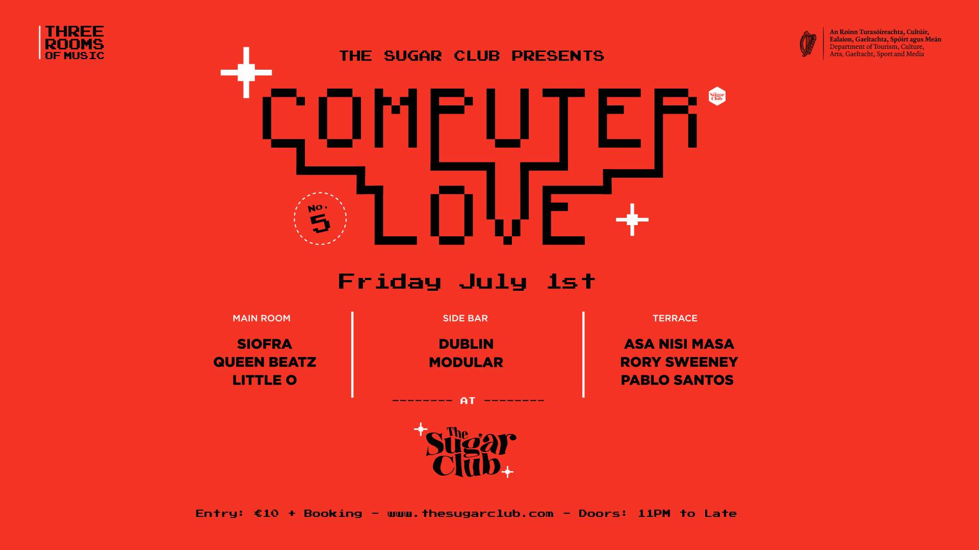 Computer Love 5 at The Sugar Club, Dublin