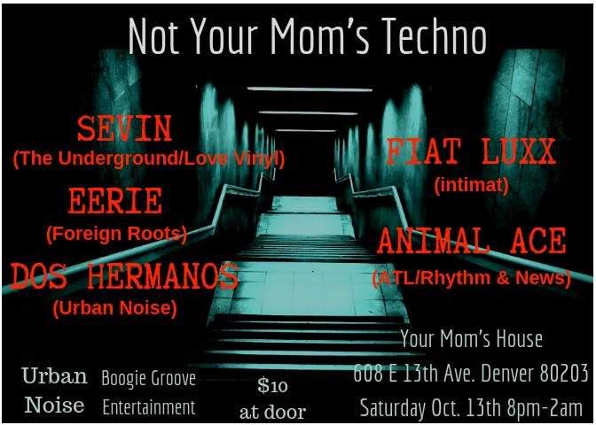 Not Your Moms Techno - Página frontal
