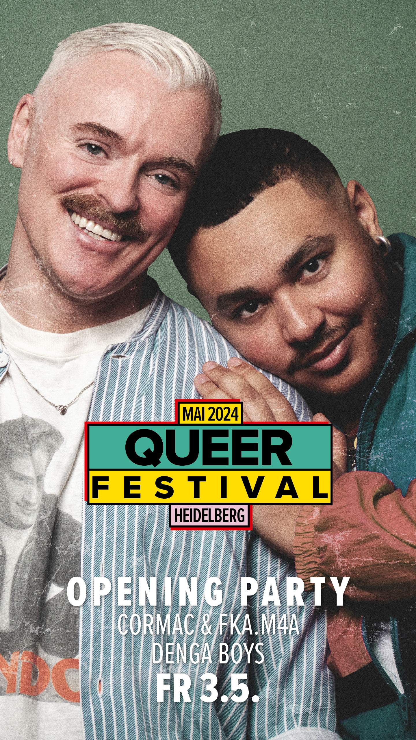 Queer Festival Opening Party with Cormac b2b fka.m4a & Denga Boys - Página frontal
