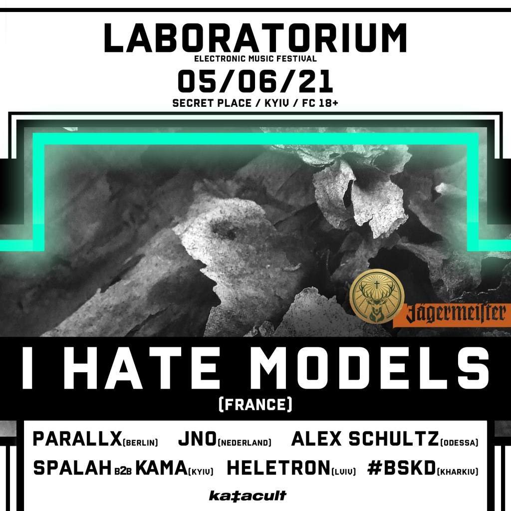 I Hate Models x Parallx x Laboratorium - フライヤー裏