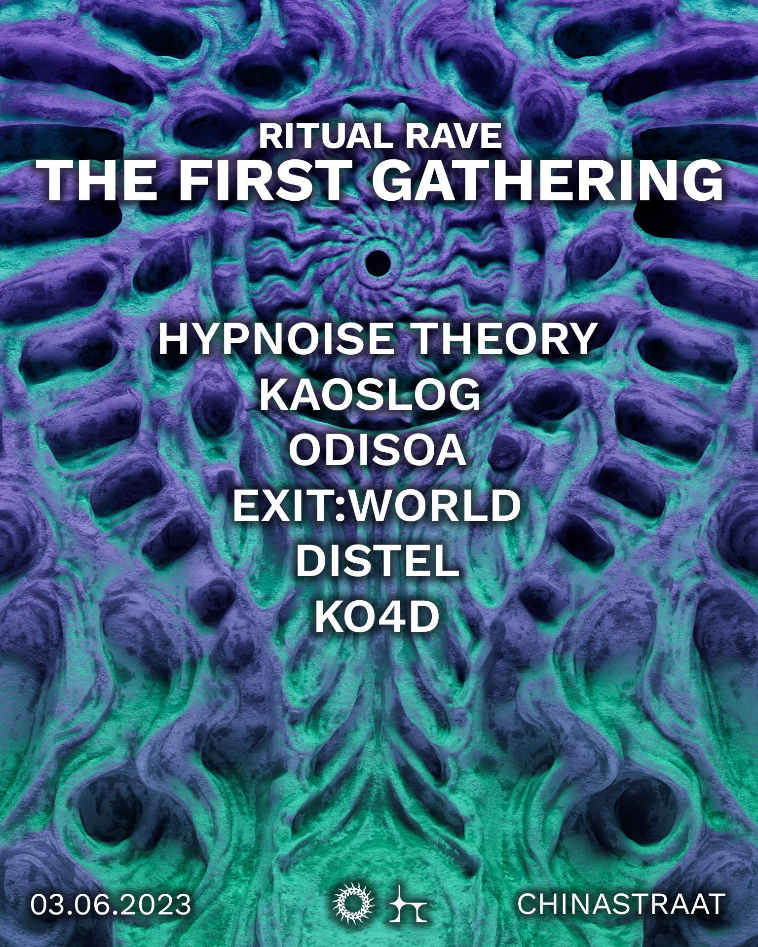 Ritual Rave: The First Gathering with Hypnoise Theory, Kaoslog, Odisoa - Página frontal