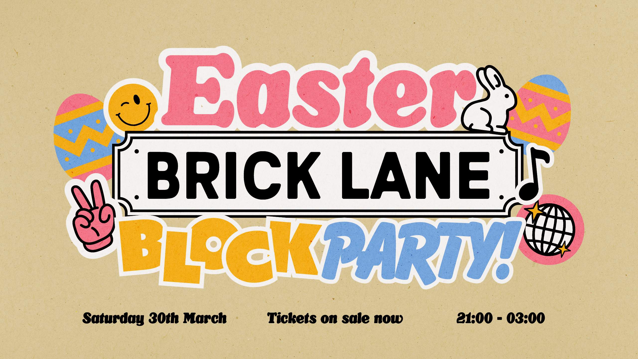Brick Lane Easter Block Party with Haseeb Iqbal, Poly Ritmo, Off The Cuff  - Página frontal