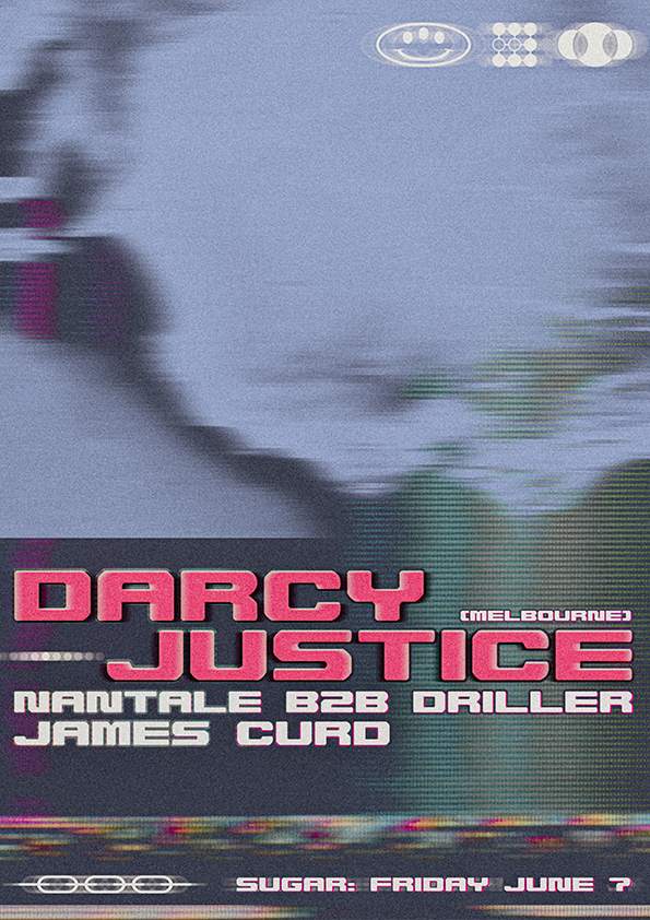 Sugar Invites: Darcy Justice (MEL) - フライヤー表