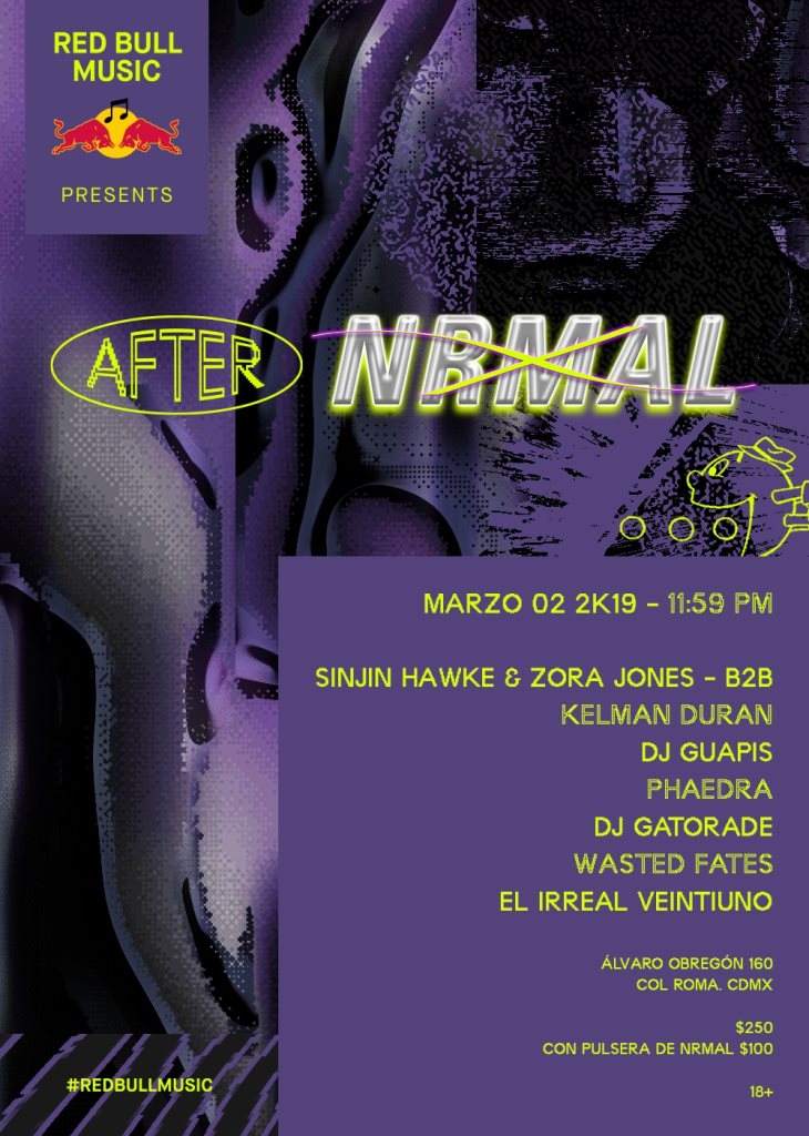 Nrmal Afterparty x Red Bull Music - Página frontal