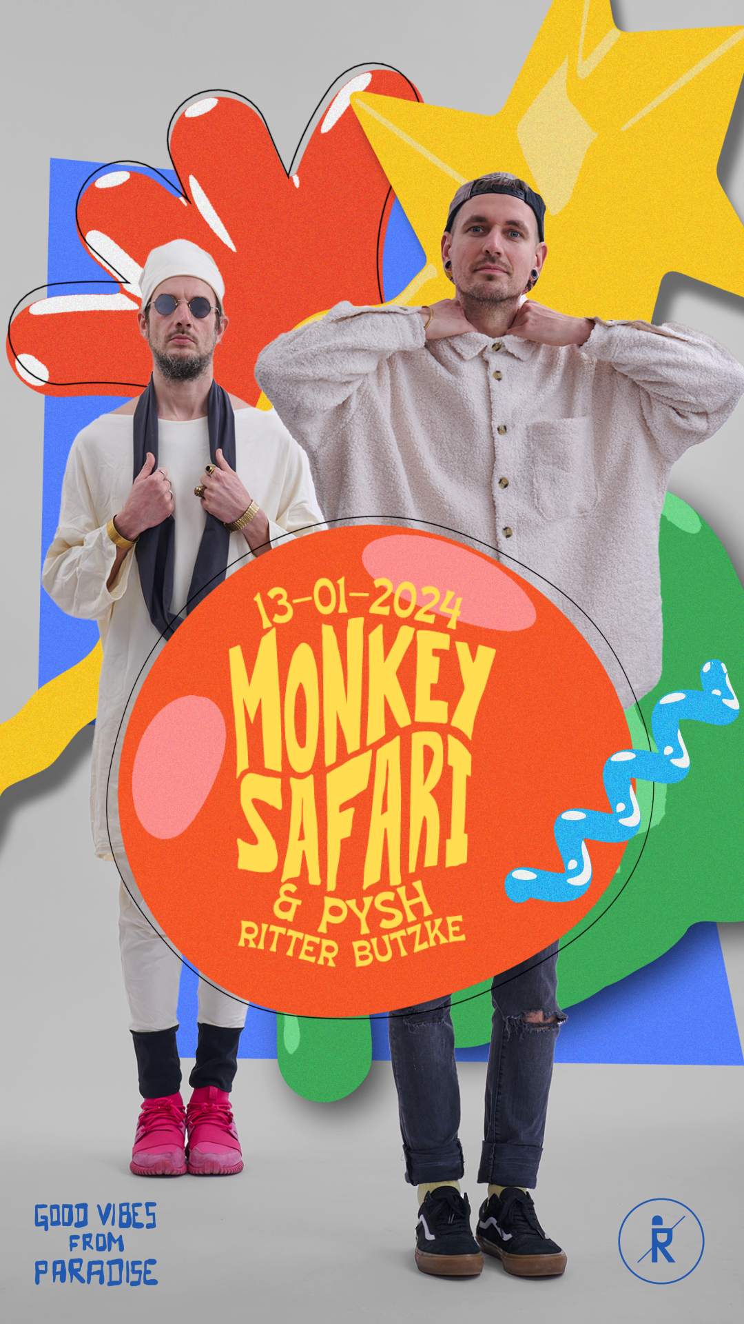 Monkey Safari - フライヤー裏