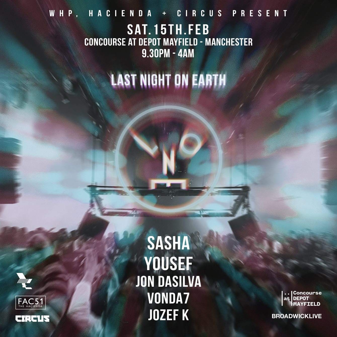 Last Night On Earth - フライヤー表