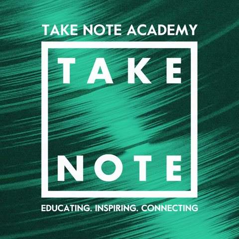 TAKE NOTE Academy - Página frontal
